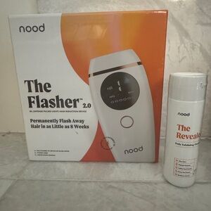 NOOD Bundle: Flasher 2.0 IPL + Revealer Cleanser (New/Sealed)